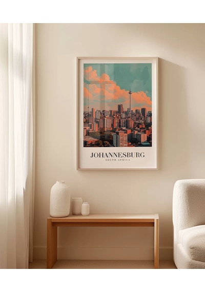 Çerçevesiz Poster Johannesburg Güney Afrika Seyahat