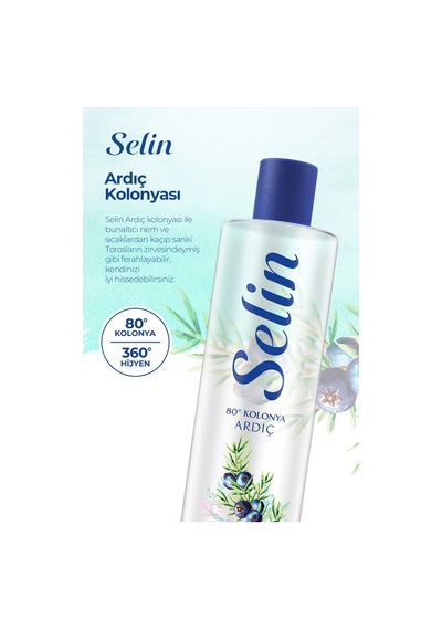 Parfümlü Kolonya Ardıç 400 Ml 2'li Set