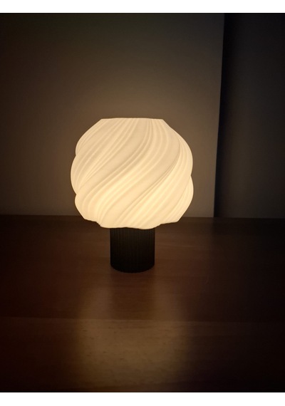 Modern Tealight Mumluk - Mini Lamba Beyaz - Siyah