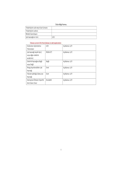 Vestel SB 301 9W Akıllı Ampul