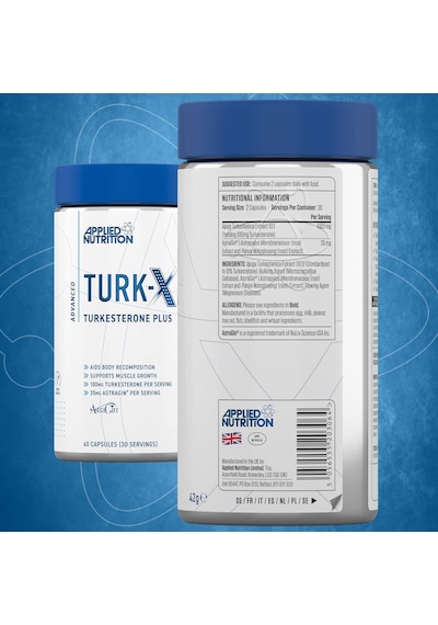 Applied Nutrition Turk-x Turkesterone Plus Gh 1000 Mg 60 Caps