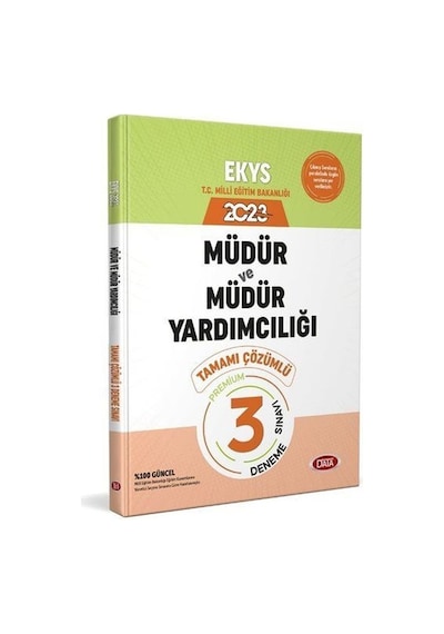 2023 MEB EKYS Müdür ve Müdür Yardımcılığı Tamamı Çözümlü 3 Den...