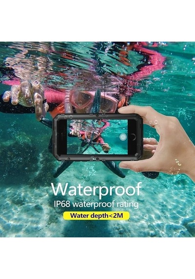 İphone 7 / 8 Uyumlu Ip68 Su Geçirmez Ve Darbeye Dayanıklı Zırh Kılıf