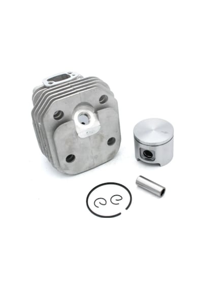 Kmtmak Husqvarna 61 Motorlu Testere Silindir Piston Set Nikasil Kaplama 48mm (ALP PİSTONLU) Kesim Motoru Gömlek Piston
