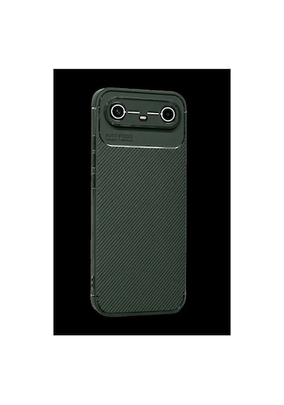 Tecno Spark Slim 5g Auto Focus Karbon Kapak - Koyu Yeşil İtdark58052