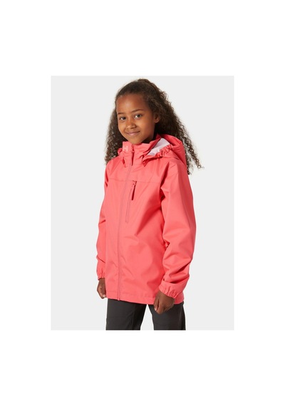 Helly Hansen Jr Crew Hooded Yağmurluk Mont Pembe