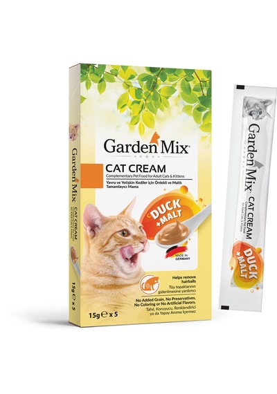 Garden - 314 - Mıx Kedi Kreması - Spt-gld - Ördek+malt 15gr 5