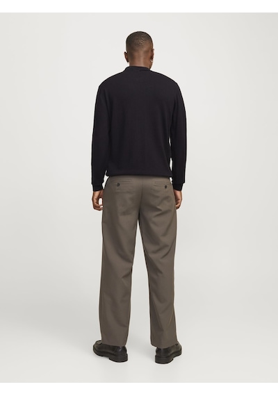 Jack & Jones Jjemıl Triko Yarım Fermuarlı Kazak 12268210 Siyah