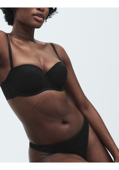 Marks & Spencer Body Lace Balenli Straplez Dantelli Sütyen T33002659 Siyah