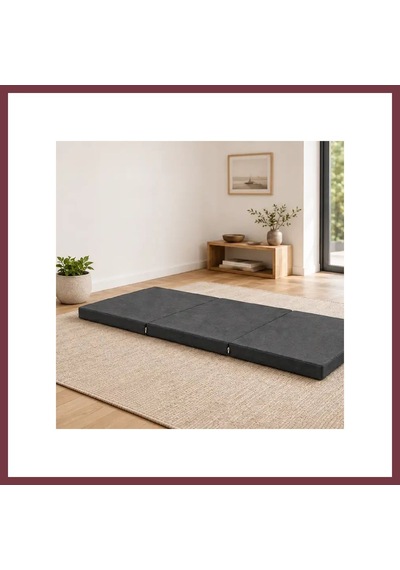 Storeşahin Üç Parçalı Katlanır Minder 60 180 7 Cm Antrasit İç Mekân Shn0720