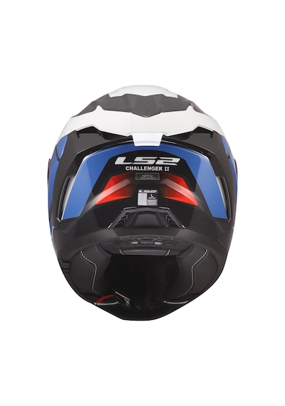 Ls2 Challenger 2 Vıper Beyaz-mavi-kırmızı Kask Beyaz