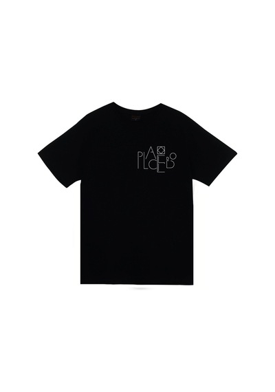 Placebo Baskılı Unisex %100 Pamuk Siyah T-shirt SIYAH