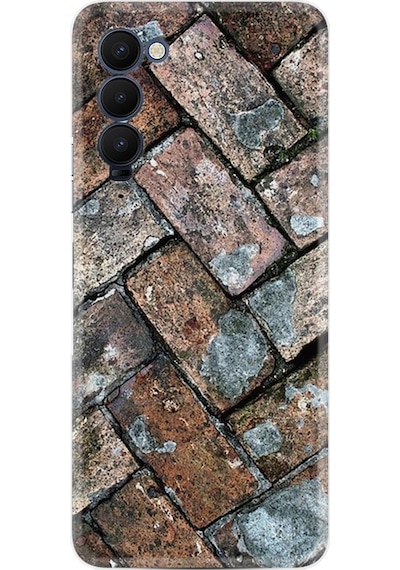Tecno Camon 18P Kılıf Resimli Silikon Retro Stone 1324