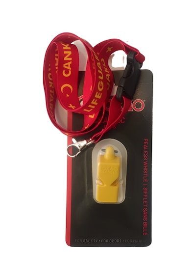 Lifeguard Fox Cankurtaran Sarı Düdük+askı Sarı