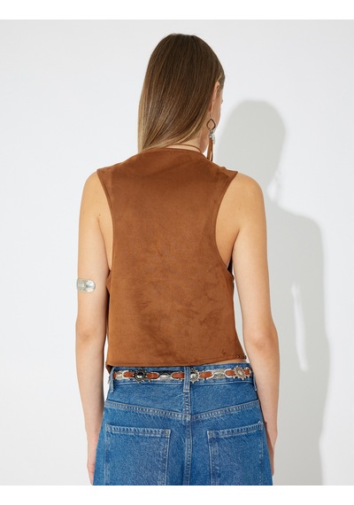 Koton Koton X Zeynep Bastık - Süet Yelek Önden Bağcıklı Slim Fit Crop Boy Açık Kahverengi 5wak20339ew Açık Kahverengi Koton Koton X Zeynep Bastık - Süet Yelek Önden Bağcıklı Slim Fit Crop Boy Açık Kahverengi 5wak20339ew Açık Kahverengi