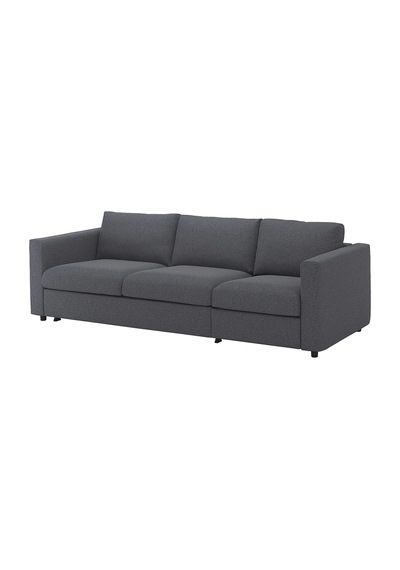 Ikea Gri Ferah Kanepe - 3'lü Yataklı Kanepe