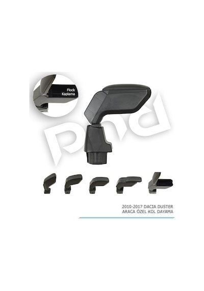 Dacia Duster Araca Özel Kol Dayama Kolçak Siyah 2010-2018 Arası U