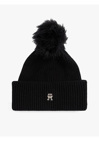 Tommy Hilfiger Tommy Hılfıger Kadın Bere Aw0aw16848-bds Siyah
