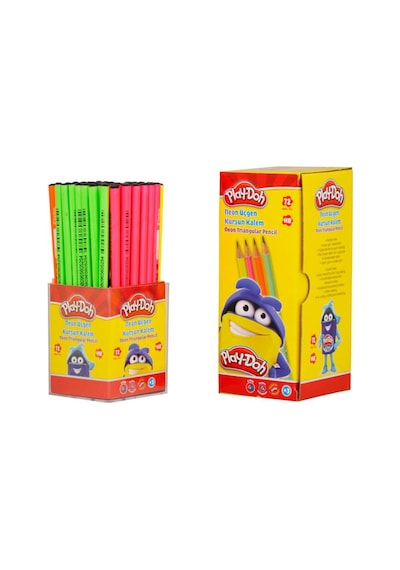 Play-doh Kurşun Kalem Neon 72 Li Play-kk018 Çok Renkli