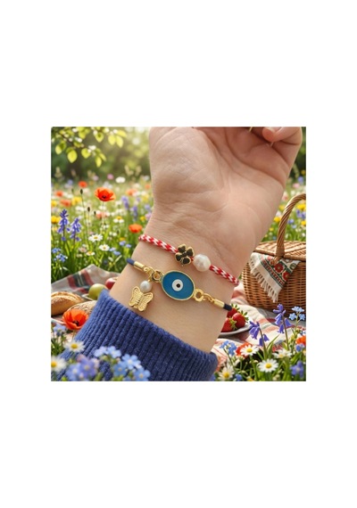 Nazar Boncuğu Bileklik Ve Marteniçka İkili Set Lacivert Kordon Çiçek Lacivert Kordon Çiçek Nazar Boncuğu Bileklik Ve Marteniçka İkili Set Lacivert Kordon Çiçek Lacivert Kordon Çiçek
