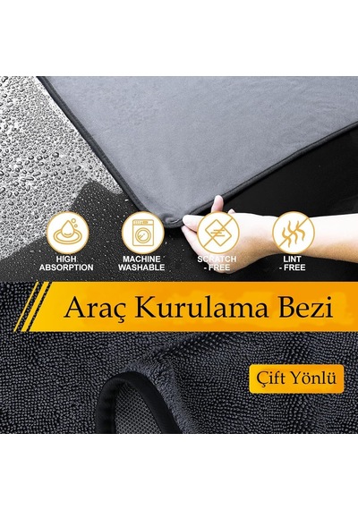 Oto Kurulama Bezi Araç Bez Ve Sünger Mikrofiber Temizleme Yıkama Cam Araba Kurulama Temizlik Silme Bezleri Havlusu Pr Diğer