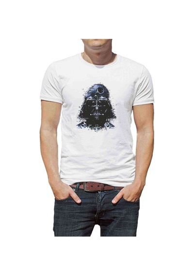 Darkside Baskılı Beyaz Erkek Tshirt (530987874)