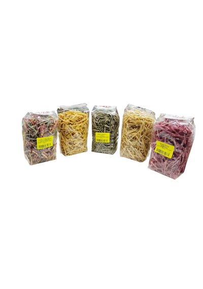 Erişte 5 Farklı Tat Bir Arada Sebzeli Ve Sade 500 Gr X 5 Adet