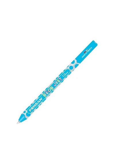 Pensan Jel Kalem Jely 1.0 Mm Neon Mavi 2801 Çok Renkli