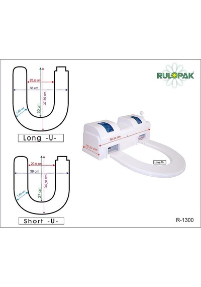 Rulopak Manuel Klozet Kapak Dispanseri Turlu R - 1300