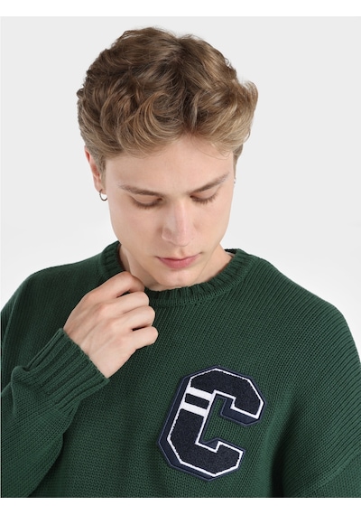 Colin's Colins Yeşil Erkek Kazak Cl1064908 Q1.v1 Grn 001