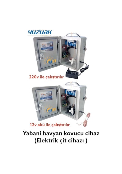 Yüzüak Şebekeli Elektrikli Çit Cihazı Yabani Havyan Kovucu Sistemi