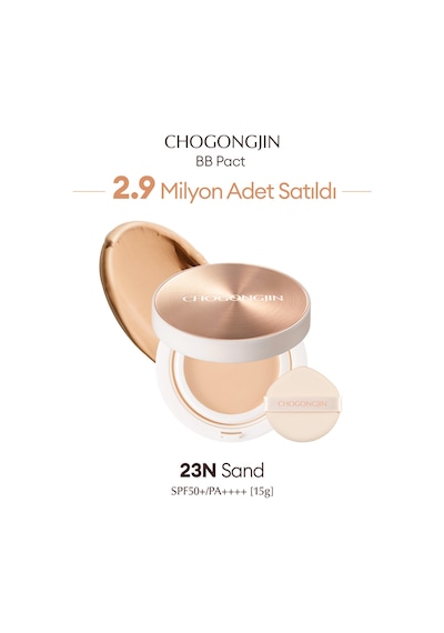 Bakım Ve Yoğun Kapatıcılık Sunan Krem Bb Chogongjın Bb Pact 23n Spf50+/pa++++ 23