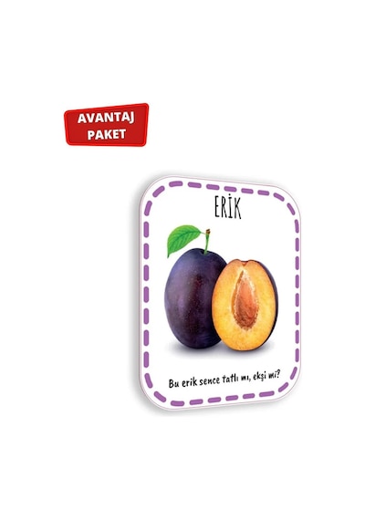 İlk Adım Zeka Kartı Eşyalar ve İlk Adım Zeka Kartı Meyve-sebze