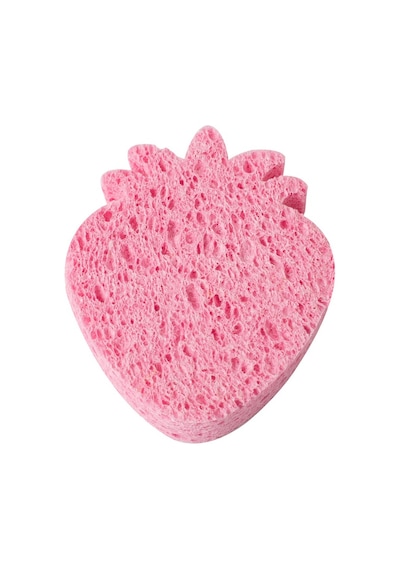 Wee Baby Doğal Selülozik Banyo Süngeri 915 Pembe Çilek
