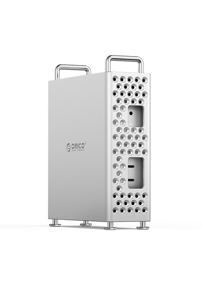 Orico Ms10-5p Minipro 5in1 Mac Mini M4 Workstation, 10gbps, Max. 8tb M.2 Nvme Ssd Destekli, 2x Usb-a, Type-c, Sd/tf Card, Gümüş, Alüminyum, Tak Çalıştır, Dock & Ssd Kutusu Ms10-5p