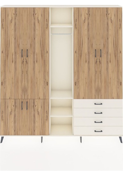 Arges Dolap 14 Raflı 4 Çekmeceli Tek Askılı 220x30x243 Aytaşı-çam/aytaşı Atlas Çam/aytası Arges Dolap 14 Raflı 4 Çekmeceli Tek Askılı 220x30x243 Aytaşı-çam/aytaşı Atlas Çam/aytası