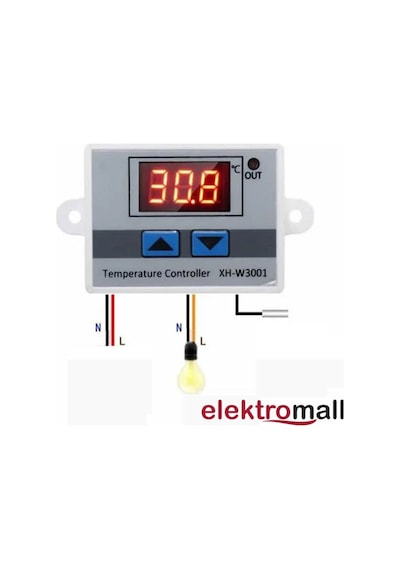 Xh-w3001 220v Dijital Termostat Akvaryum Kuluçka Makinesi
