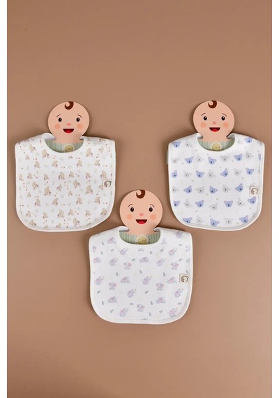 E&f Store 3'lü Sıvı Geçirmez Mama Önlüğü Seti Çok Renkli