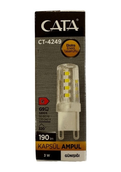 Ct-4249 3w 3200k Günışığı G9 Duylu Kapsül Led Ampul 8 Adet