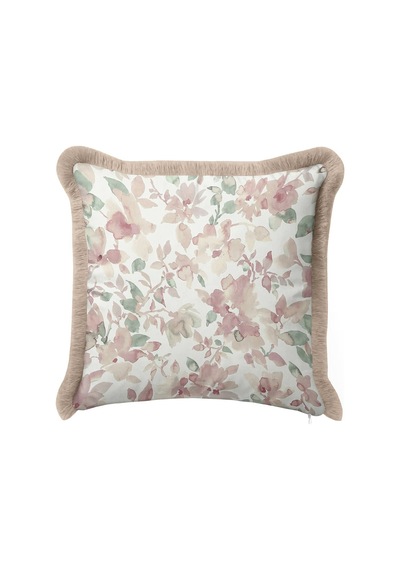 Pastel Çiçek Bahçesi Saçaklı Yastık Kılıfı - Soft Romantik Vintage Pudra Bej Püsküllü Kırlent Kılıfı Sedefli Grili Şeftali Pastel Çiçek Bahçesi Saçaklı Yastık Kılıfı - Soft Romantik Vintage Pudra Bej Püsküllü Kırlent Kılıfı Sedefli Grili Şeftali