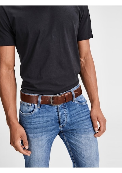 Jack & Jones Jacpaul Leather Belt Noos Erkek Antrasit Kemer - 12111286