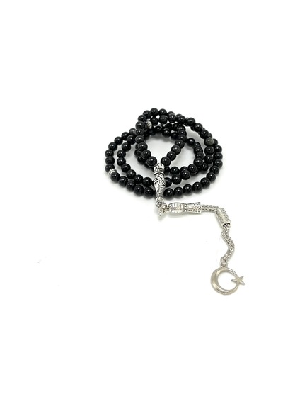 Yıldız Doğal Taş Obsidyen 6mm 99luk Doğal Taş Tesbih