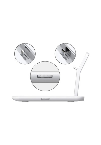 Ally 4 İn1 15w Kablosuz Hızlı Şarj Standı Apple iPhone Uyumlu+iwatch+Apple AirPods Uyumlu Pro Wireless- 5775