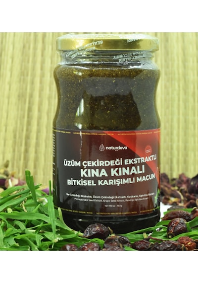 Üzüm Çekirdeği Ekstraktlı Kına Kınalı Bitkisel Karışım
