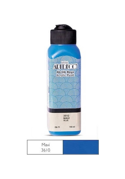 Artdeco Akrilik Boya 140Ml - 3610 - Mavi
