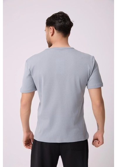 Defys Erkek Henley Yaka %100 Pamuklu Dokulu Kumaştan Kısa Kollu Günlük Basic Gri Tişört Gri - 852146174 Gri Defys Erkek Henley Yaka %100 Pamuklu Dokulu Kumaştan Kısa Kollu Günlük Basic Gri Tişört Gri - 852146174 Gri