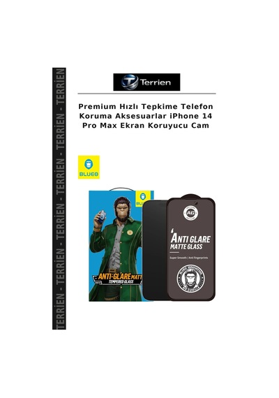 Premium Hızlı Tepkime Telefon Koruma AksesuarlarApple iPhone Uyumlu 14 Pro Max Ekran Koruyucu Cam