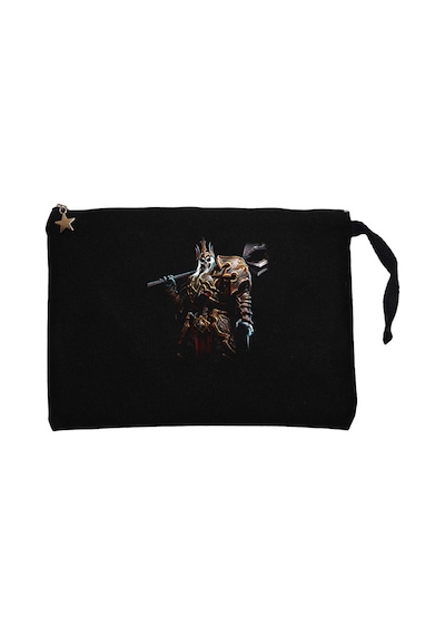 Diablo King Leoric Siyah Clutch Astarlı Cüzdan / El Çantası Siyah