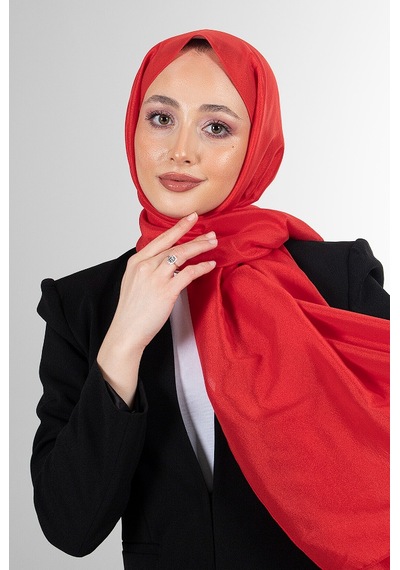 Harem Scarf Brisa Vual Şal Kırmızı Çok Renkli