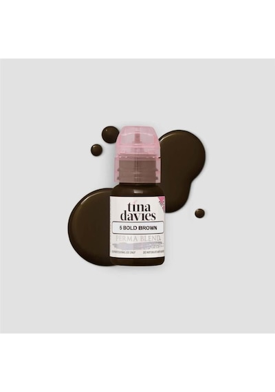 Perma Blend Tina Davies Bolder Brown Kalıcı Makyaj Kaş Pigmenti 15ml Diğer